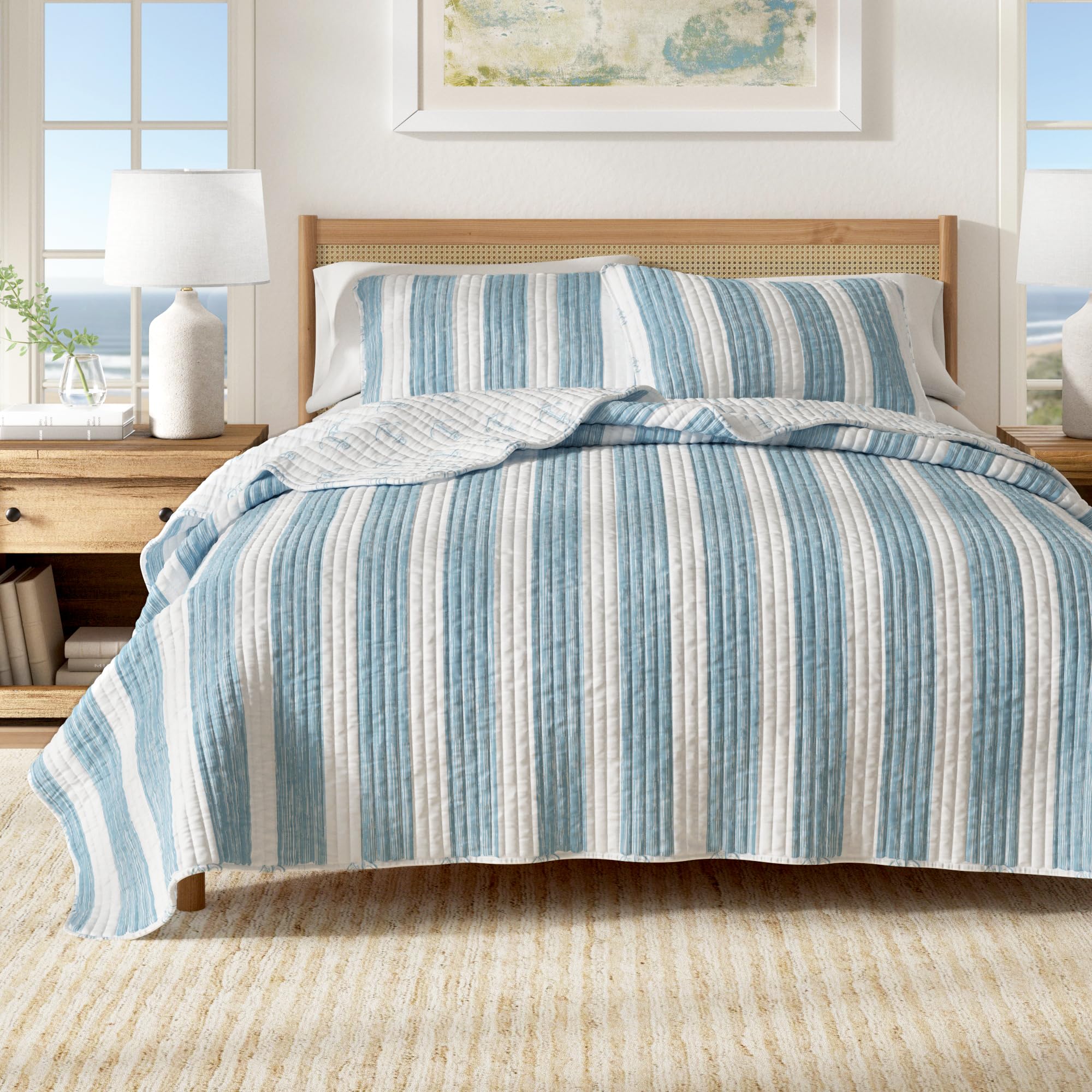 Amazon.com: Great Bay Home Twin/Twin XL Coastal Bedding Set